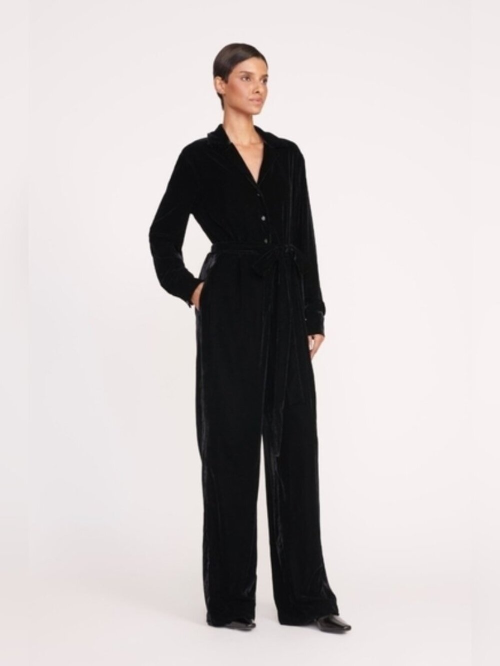 Staud ELIJAH JUMPSUIT BLACK